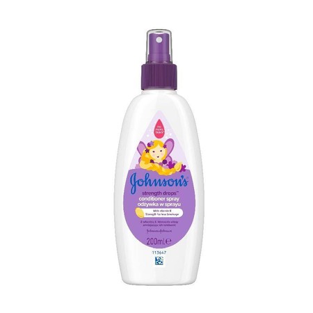 Johnson`s Baby Strenght Drops Odżywka w sprayu do włosów  200ml